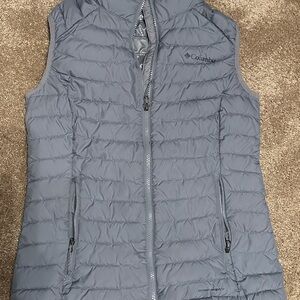Columbia Metallic Gray Quilted Jacket